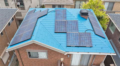 千葉市O様邸の太陽光発電写真